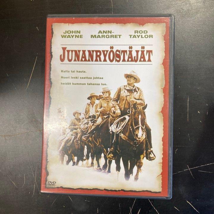 Junanryöstäjät DVD (VG/VG+) -western-